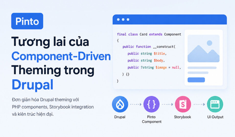 Pinto – Tương lai của Component-Driven Theming trong Drupal?