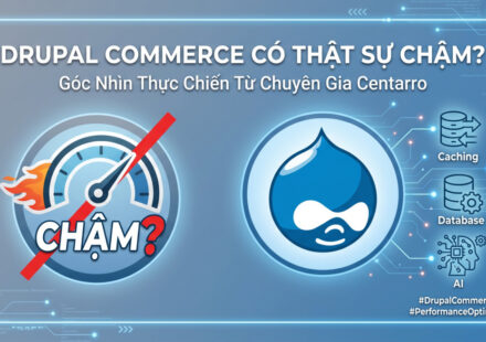 Drupal Commerce Performance: Chiến Lược Scaling, Caching và Database Optimization Từ Centarro